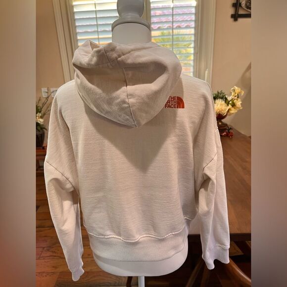 The North Face Gardenia White Never Stop Exploring Hoodie Women’s M Cozy Fleece - Picture 3 of 8